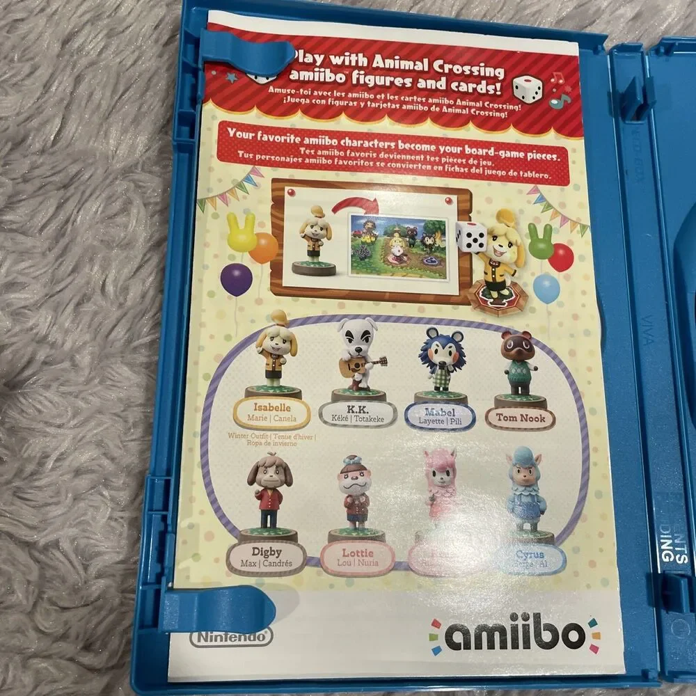 Animal Crossing Amiibo Festival (Nintendo Wii U, 2015) Complete CIB